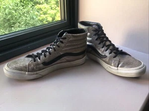 Vans Leather Trainers Size 6.5 Gold Off The Wall - Picture 1 of 7