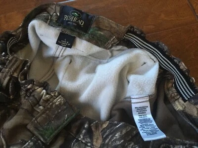 Unisex Redhead Camo Pants Size Large 98% Polyester 2%Spandex Waterproof  - Image 1 of 4