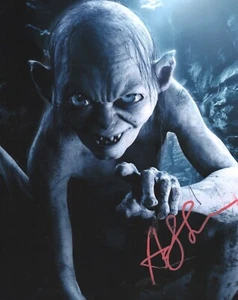 ANDY SERKIS FIRMADO SEÑOR DE LOS ANILLOS - HOBBIT - FOTO GOLLUM (1) - Imagen 1 de 1
