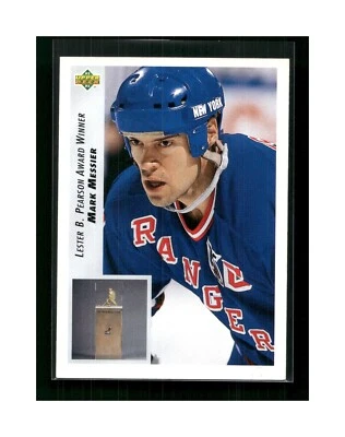1992-93 Upper Deck Rangers Hockey Card #432 Mark Messier Pearson - Image 1 of 4
