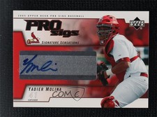 2005 Upper Deck Pro Sigs Signature Sensations Yadier Molina #SS-YM Auto