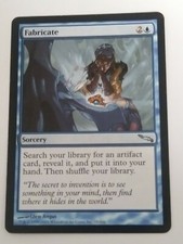Magic The Gathering 1x FABRICATE - Mirrodin Uncommon NM English Blue Sorcery