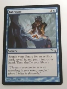 Magic The Gathering 1x FABRICATE - Mirrodin Uncommon NM English Blue Sorcery - Picture 1 of 1