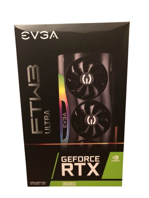 EVGA GeForce RTX 3080 10GB GDDR6X Graphics Card (10G-P5-3897-KL)