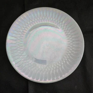 Plato de cena Federal Glass Aurora Borealis a prueba de calor de 10 pulgadas iridiscente  - Imagen 1 de 6