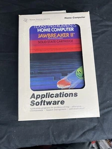 Cartucho de juego Sierra On-line/Texas Instruments Jawbreaker II, caja, manual usado - Imagen 1 de 2