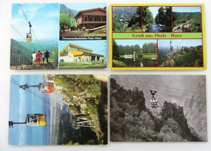 Resina THALE Kr. Quedlinburg color postales lote 6 x RDA postal usada - Imagen 1 de 2