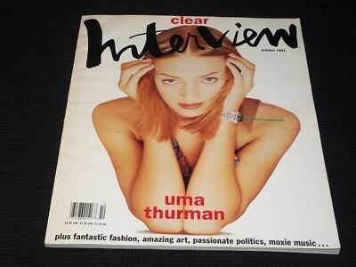 1992 OCTOBER INTERVIEW MAGAZINE - UMA THURMAN FRONT COVER - E 3881 Foto 1 de 2