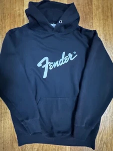 Fender Navy Blue Hoodie Hooded sweatshirt Size Large - Picture 1 of 11