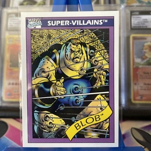 Tarjeta coleccionable The Blob 1990 Marvel Universe Super Villains serie 1 #71 - Imagen 1 de 10