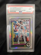 2022 Panini Classics Trevor Lawrence Premium Edition No Name PSA 9