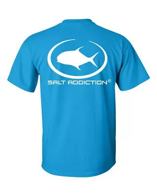 Salt Addiction Saltwater Fishing short sleeve t shirt permit flats snook