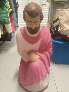 Vintage Empire Blow Mold Nativity 27” Joseph * LOCAL PICKUP ONLY * - Picture 1 of 9