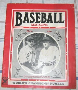 NOVEMBRE 1933 Rivista Baseball Campioni del Mondo NEW YORK GIANTS Libro - Foto 1 di 3