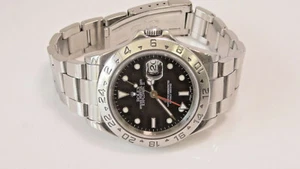 2006 Rolex Explorer II 40mm Ref. 16570 SS Auto Date GMT Watch Cal. 3185 - Picture 1 of 19