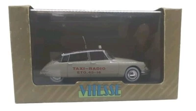1/43 Citroen DS 19 такси радио Vitesse L043 A литая модель автомобиля в коробке итальянский. - Изображение 1 из 3