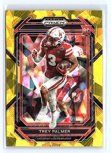 Trey Palmer 2023 Prizm Draft Picks Gold Ice Prizm RC #200 Buccaneers