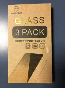 Mr Shield Tempered Glass Screen Protector for Apple iPhone 6 - 3 Pack - Zdjęcie 1 z 3
