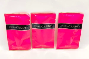 Prada Candy Women's Eau De Parfum Natural Spray sample 0.05 Fl.OZ Lot 3 Pieces - Picture 1 of 3