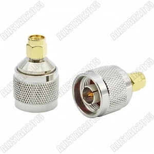 10 Piezas SMA Macho Enchufe a N Tipo Enchufe Macho Recto RF Adaptador Conector SMA/N - Imagen 1 de 5