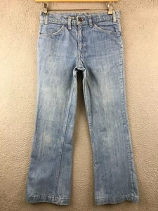 Vintage Levi orange Tab 70s Jeans Flare Bell Bottom Hippie Boho Disco - Picture 1 of 12