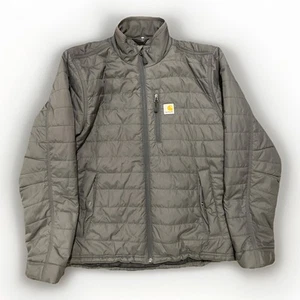 Carhartt Rain Defender Packable Puffer Jacket Men’s Medium Grey Lightweight - Bild 1 von 5