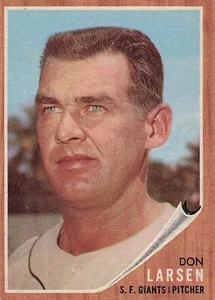 1962 Topps #33 Don Larsen, EX - Bild 1 von 2