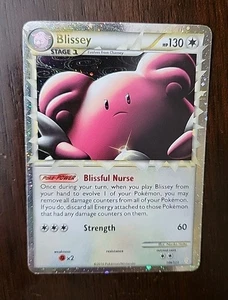 MP! Blissey 106/123 - Juego de cartas coleccionables Pokémon Heartgold y Soulsilver Prime - Imagen 1 de 2