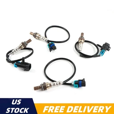 4PCS Oxygen O2 Sensor Up+Downstream For 2007 GMC Yukon XL 1500 5.3L 6.0L 6.2L Foto 1 de 4