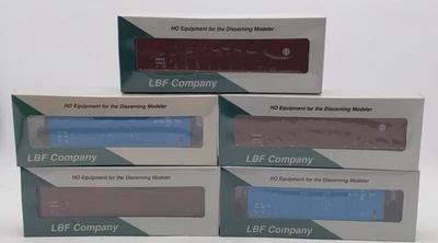 LBF HO Assorted Freight Car Kits: 1374, 1004, 1025, 1025-9 [5] MT/Box - Image 1 of 3