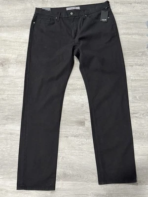 NWT Joes Men's 38 x 33 Brixton Denim Stretch Pants Solid Black Chino Straight - Image 1 of 4