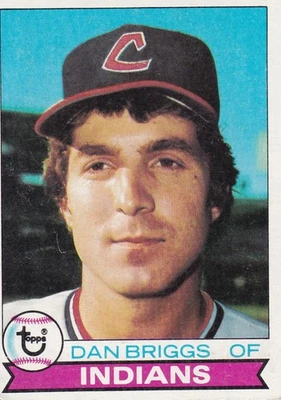 1979 Topps #77 Dan Briggs Cleveland Indians - Image 1 of 2