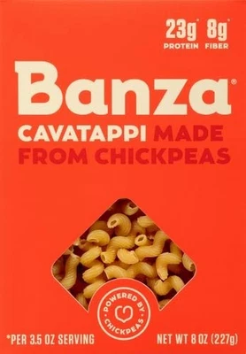 Pasta Cavatappi de garbanzos BANZA, 8 OZ (paquete de 6) Foto 1 de 4