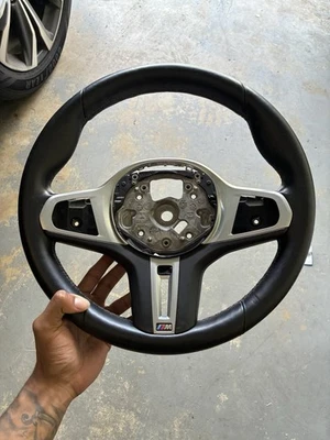 BMW M Sport Steering Wheel w/ Paddle Shifters (F90 M5 / G30 5 Series) – OEM - Image 1 of 3