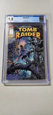 TOMB RAIDER 1 CGC 9.8 WHITE PAGES 1ST TOMB RAIDER IN OWN TITLE IMAGE COMICS 1999 - Image 1 of 2