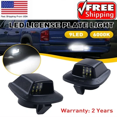 Подходит для пикапа Dodge Dakota 97–11 годов выпуска полный комплект светодиодных белых ярких фар для номерного знака - Изображение 1 из 4