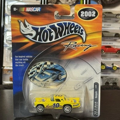 Hot Wheels 2002 Racing Nesquik 4/4 '57 T-BIRD Yellow w/Real Riders - Image 1 of 4