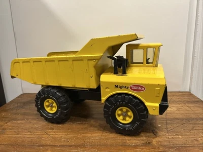 Vintage Mighty Tonka Dump Truck Turbo Diesel XMB-975 Pressed Steel 1970s Yellow! - Image 1 of 4