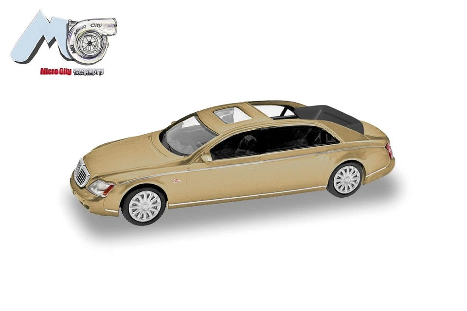 Herpa 87MC000024 Maybach 62S, gold (2002-2013) - Bild 1 von 1