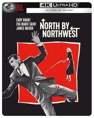 NORTH BY NORTHWEST 4K STEELBOOK LIMITED EDITION UHD BLU-RAY NEW + SEALED - Image 1 of 4