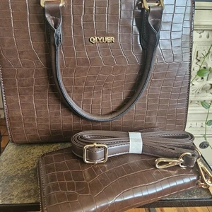 QLYUER GELDBÖRSE TASCHE GELDBÖRSE CLUTCH SET NIE BENUTZT - Bild 1 von 12