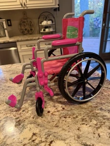 "Silla de ruedas para muñeca Beverly Hills se adapta a muñecas American Girl y Our Generation de 18""" - Imagen 1 de 5