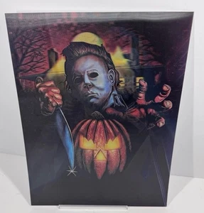 Halloween Michael Myers Horror Image Changing 3D Holographic Lenticular Poster - Picture 1 of 4