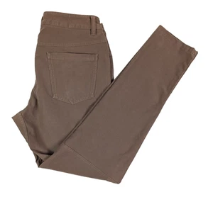 LULULEMON ABC Slim Fit Utilitech Canvas Hose Flatfront Gr. 33 x 32 braun - Bild 1 von 5