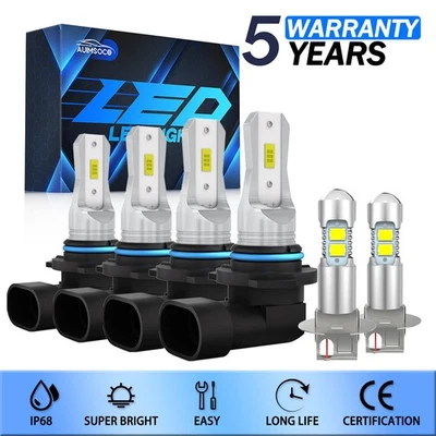 KIT 36000LM bombilla de faros LED alta/baja para GMC K2500 K3500 1990-2000 Foto 1 de 4