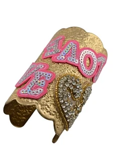 Vintage NOS Huge Love Julie Rubano Cuff Bracelet (A9078) - Bild 1 von 8