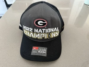 2022 Georgia Bulldogs Nike College Football National Champions Snapback Hat NEW - Picture 1 of 9