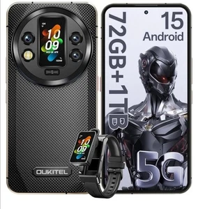 OUKITEL WP200 PRO 5G Rugged Smartphone 72GB RAM+1TB ROM Telefono Indistruttibile - Foto 1 di 9