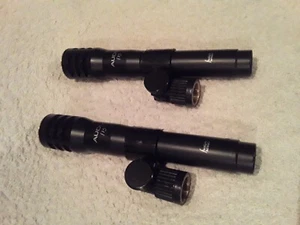 Matching Pair of Audix Condenser Mic's with Stand Clips - (Both Look New) - Picture 1 of 7