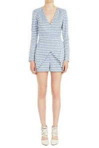 Sass and Bide " Novateur” 100% Cotton Long Sleeve Play suit in blue Size UK10 - Picture 1 of 5